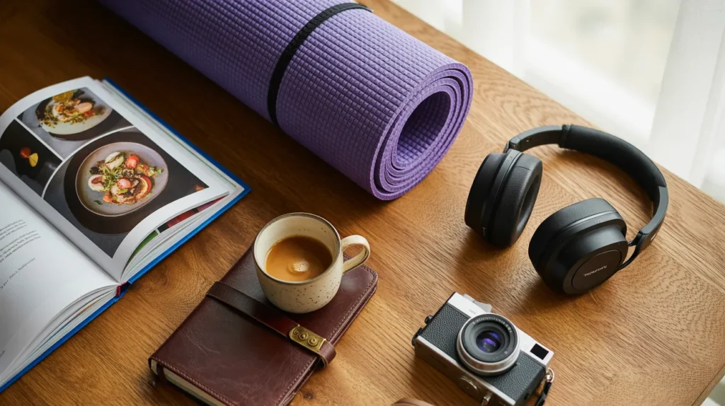 Gift ideas inspired by hobbies like cooking, fitness, travel, reading, and photography