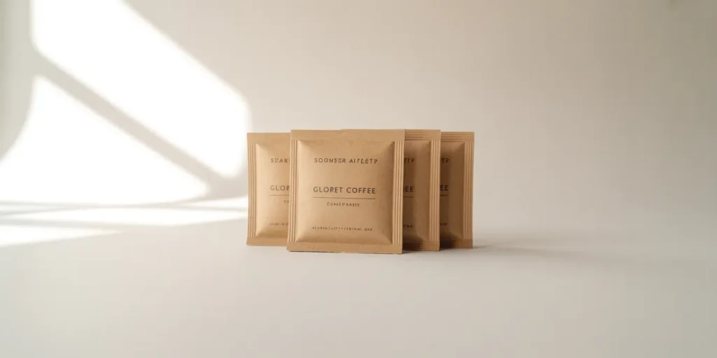 Single-serve gourmet coffee packets – effortless next-morning Thanksgiving guest favor

